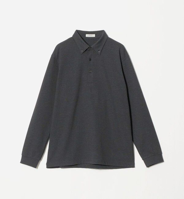 UNITED ARROWS green label relaxing「モクロディ ボタンダウン ポロシャツ」|ポロシャツ|DK.GRAY