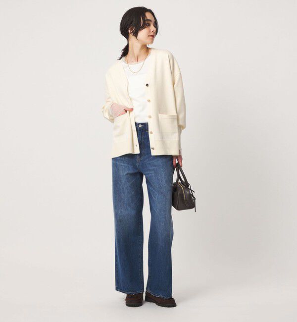 UNITED ARROWS green label relaxing「Vネック ニット カーディガン ウォッシャブル」|カーディガン|