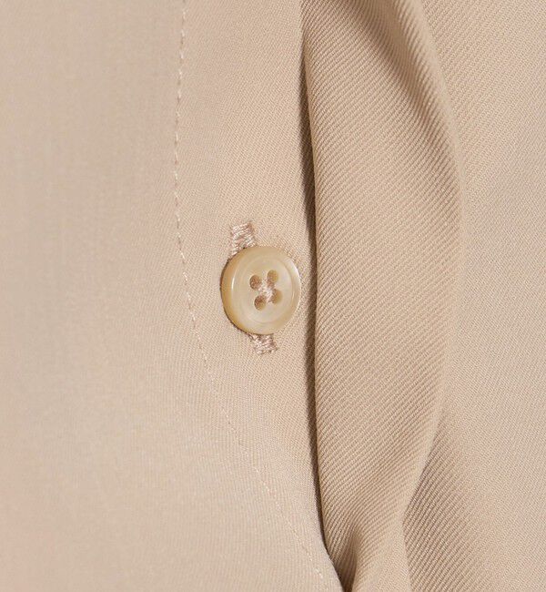 UNITED ARROWS green label relaxing「ツイル ペプラム ブラウス マシンウォッシャブル ストレッチ」|シャツ・ブラウス|