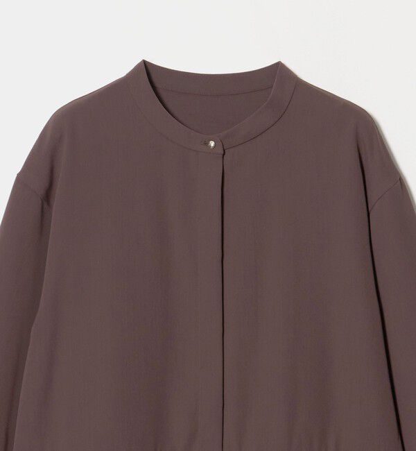 UNITED ARROWS green label relaxing「ツイル ペプラム ブラウス マシンウォッシャブル ストレッチ」|シャツ・ブラウス|