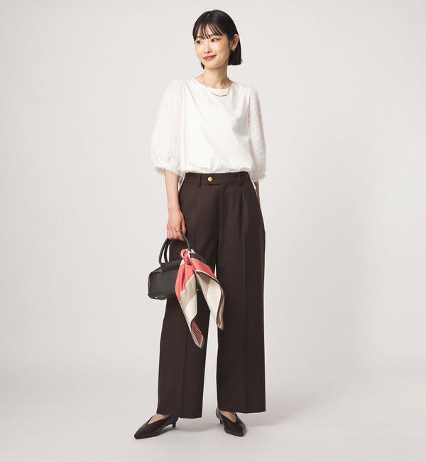 UNITED ARROWS green label relaxing「フェザー ショートスリーブ プルオーバー カットソー」|Tシャツ・カットソー|