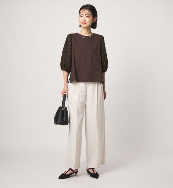 UNITED ARROWS green label relaxing「フェザー ショートスリーブ プルオーバー カットソー」|Tシャツ・カットソー|