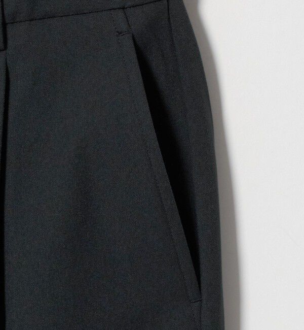 UNITED ARROWS green label relaxing「【WEB限定】JUST fit ウールライク 1プリーツ イージーパンツ -ストレッチ-」|チノ|
