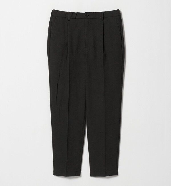 UNITED ARROWS green label relaxing「【WEB限定】JUST fit ウールライク 1プリーツ イージーパンツ -ストレッチ-」|チノ|
