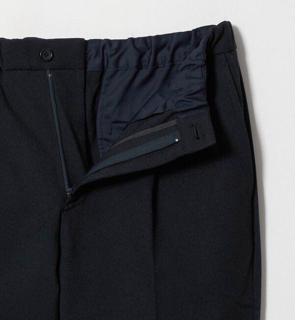 UNITED ARROWS green label relaxing「【WEB限定】JUST fit ウールライク 1プリーツ イージーパンツ -ストレッチ-」|チノ|