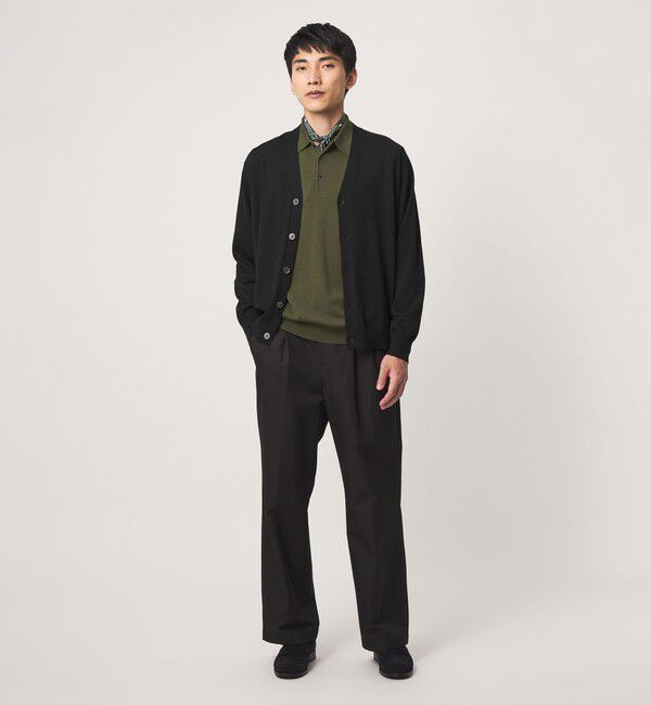 UNITED ARROWS green label relaxing「SUPER 120S ハイゲージ ニット カーディガン」|カーディガン|