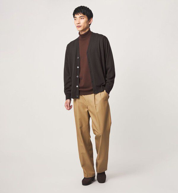 UNITED ARROWS green label relaxing「SUPER 120S ハイゲージ ニット カーディガン」|カーディガン|