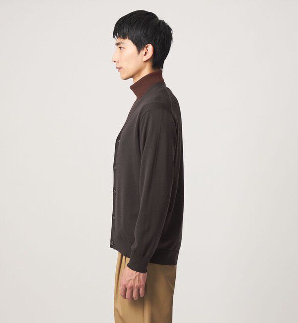 UNITED ARROWS green label relaxing「SUPER 120S ハイゲージ ニット カーディガン」|カーディガン|