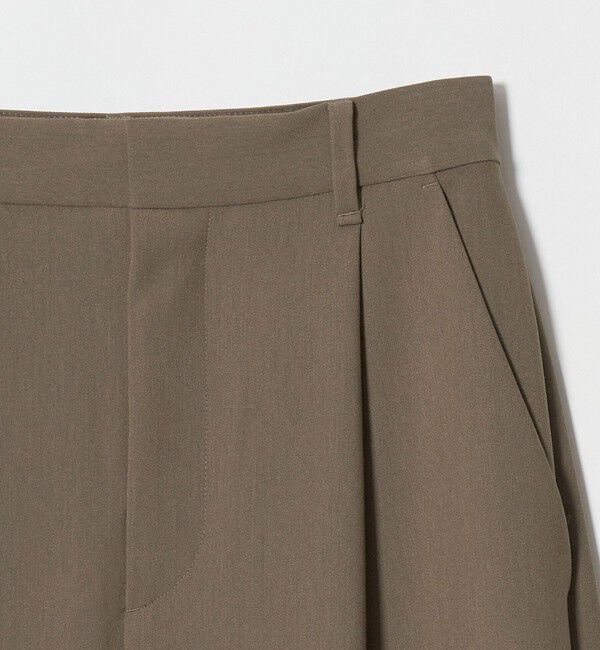 BEAUTY&YOUTH UNITED ARROWS「ポリエステルブレンド カーブパンツ」|スラックス|
