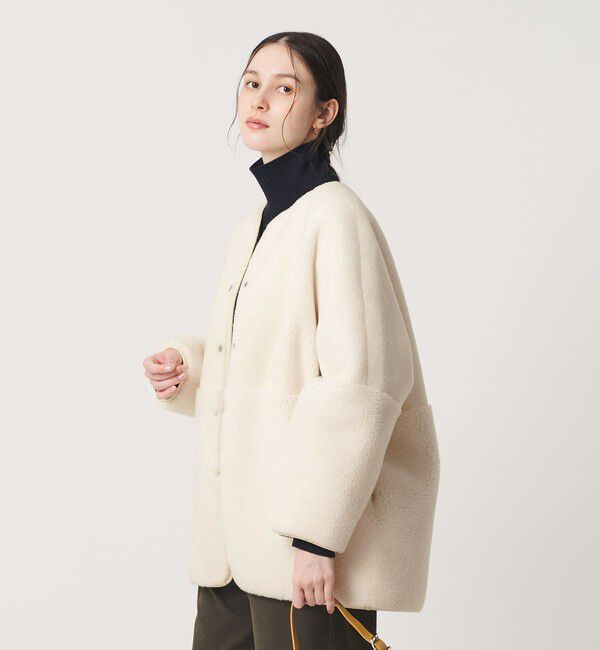 BEAUTY&YOUTH UNITED ARROWS「【WEB限定】ボア&times;フェイクムートン リバーシブルジャケット 」|その他|