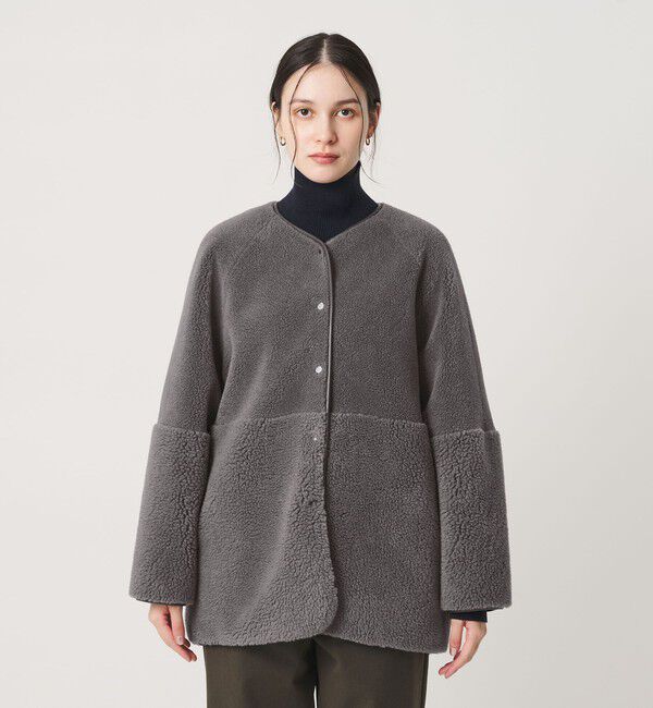 BEAUTY&YOUTH UNITED ARROWS「【WEB限定】ボア&times;フェイクムートン リバーシブルジャケット 」|その他|