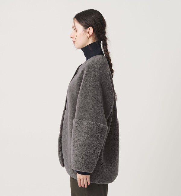 BEAUTY&YOUTH UNITED ARROWS「【WEB限定】ボア&times;フェイクムートン リバーシブルジャケット 」|その他|