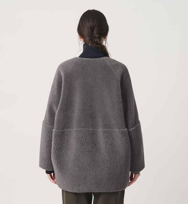 BEAUTY&YOUTH UNITED ARROWS「【WEB限定】ボア&times;フェイクムートン リバーシブルジャケット 」|その他|