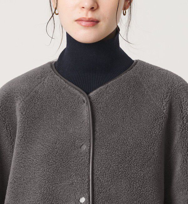 BEAUTY&YOUTH UNITED ARROWS「【WEB限定】ボア&times;フェイクムートン リバーシブルジャケット 」|その他|