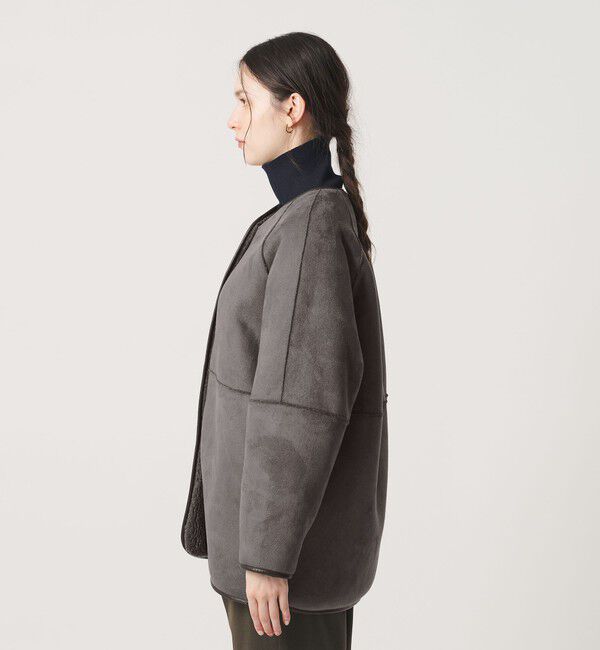 BEAUTY&YOUTH UNITED ARROWS「【WEB限定】ボア&times;フェイクムートン リバーシブルジャケット 」|その他|