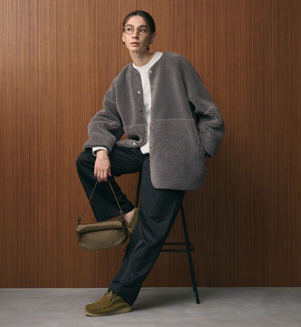 BEAUTY&YOUTH UNITED ARROWS「【WEB限定】ボア&times;フェイクムートン リバーシブルジャケット 」|その他|