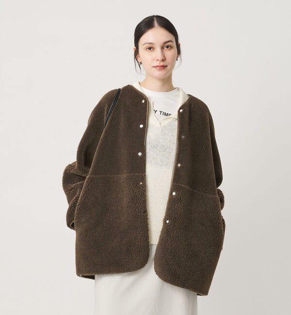 BEAUTY&YOUTH UNITED ARROWS「【WEB限定】ボア&times;フェイクムートン リバーシブルジャケット 」|その他|