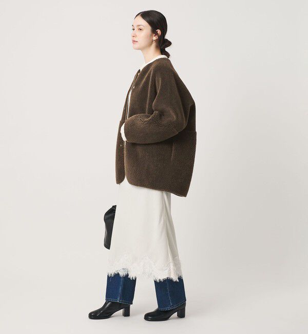 BEAUTY&YOUTH UNITED ARROWS「【WEB限定】ボア&times;フェイクムートン リバーシブルジャケット 」|その他|