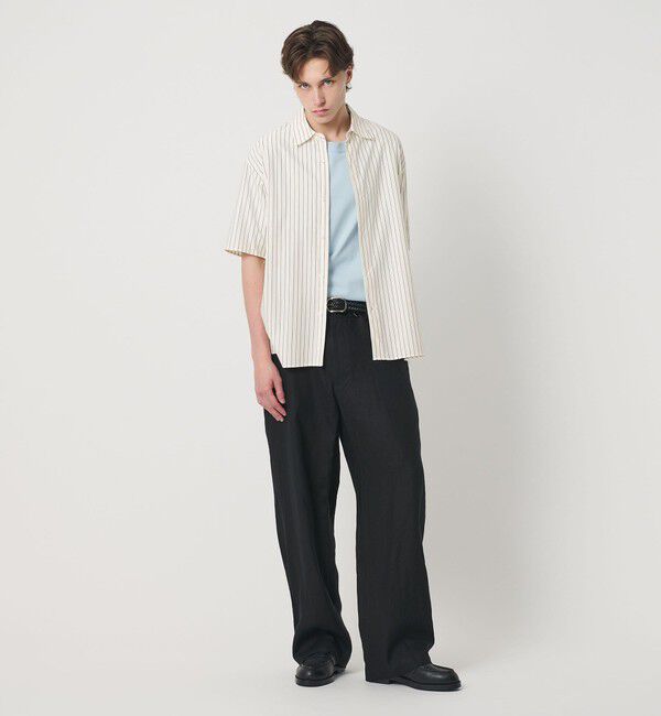 BEAUTY&YOUTH UNITED ARROWS「カネマサ莫大小 ストライプ スクエア フィット レギュラー シャツ」|シャツ・ブラウス|