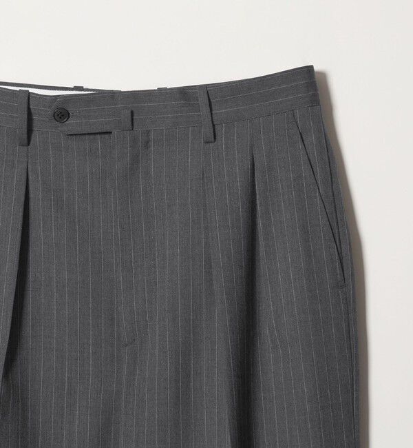 STEVEN ALAN「＜Steven Alan＞ TW ストライプ イン ツープリーツ ドレス トラウザーズ II」|スラックス|