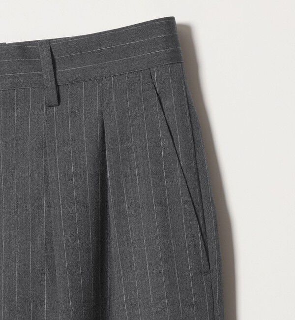 STEVEN ALAN「＜Steven Alan＞ TW ストライプ イン ツープリーツ ドレス トラウザーズ II」|スラックス|