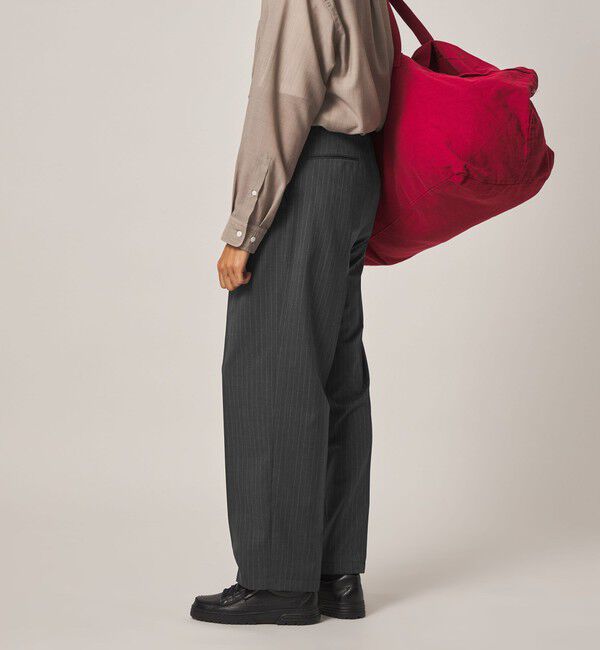 STEVEN ALAN「＜Steven Alan＞ TW ストライプ イン ツープリーツ ドレス トラウザーズ II」|スラックス|
