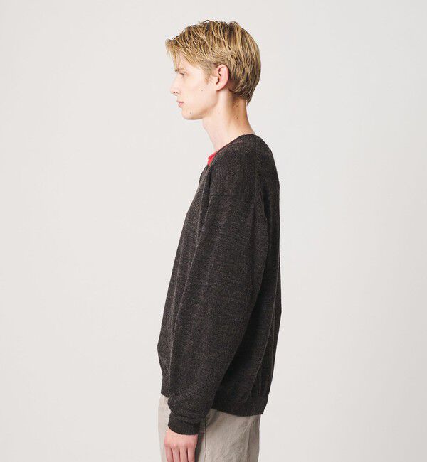 BEAUTY&YOUTH UNITED ARROWS「アルパカ ミックス Vネック ニット」|ニット・セーター|