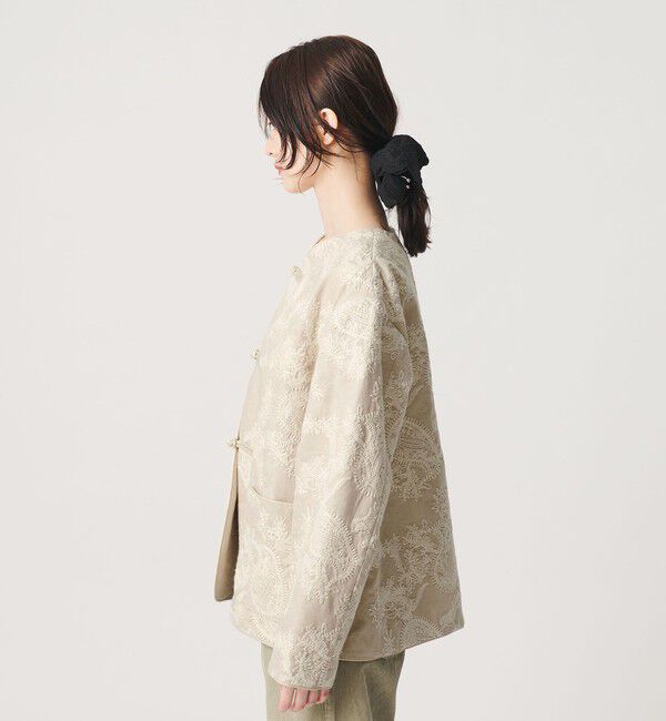 BEAUTY&YOUTH UNITED ARROWS「ジャガード ペイズリー エンブロイダリー ジャケット」|テーラードジャケット|