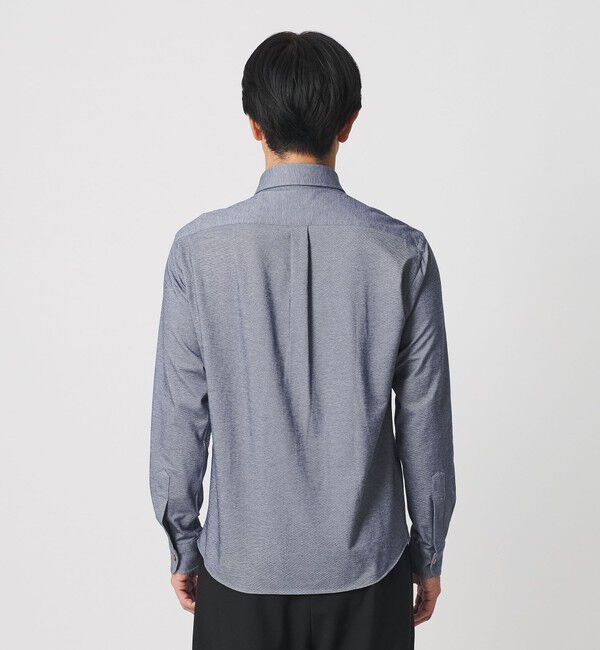BEAUTY&YOUTH UNITED ARROWS「クイック ストレッチ シャンブレー ボタンダウン シャツ SLIM型 タテヨコストレッチ」|シャツ・ブラウス|