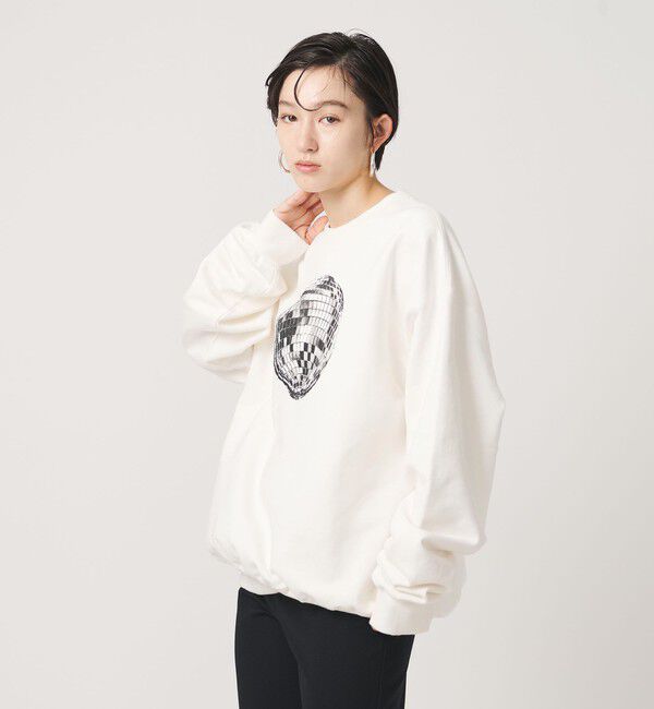 ER「＜ER＞ミラーボールプリント クルーネック スウェット」|Tシャツ・カットソー|