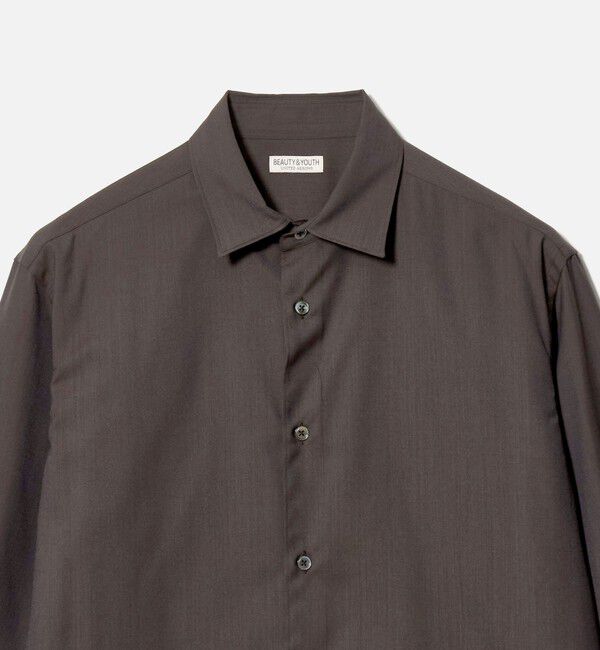 BEAUTY&YOUTH UNITED ARROWS「尾州 ウーステッド レギュラー シャツ GRANDE TAPERD型 ウォッシャブル MADE IN JAPAN」|シャツ・ブラウス|