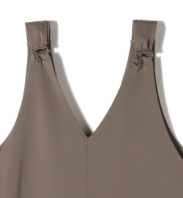 SHIPS for women「SHIPS Primary Navy Label:〈手洗い可能〉ツイル サロペット」|オールインワン|