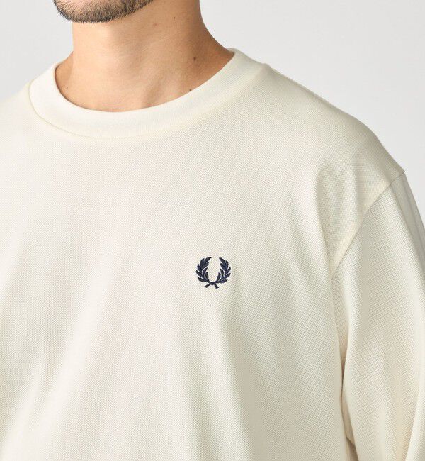 SHIPS「【SHIPS別注】FRED PERRY: ピケ ロングスリーブ T シャツ」|Tシャツ・カットソー|