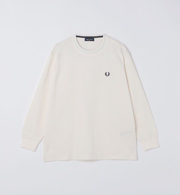 SHIPS「【SHIPS別注】FRED PERRY: ピケ ロングスリーブ T シャツ」|Tシャツ・カットソー|