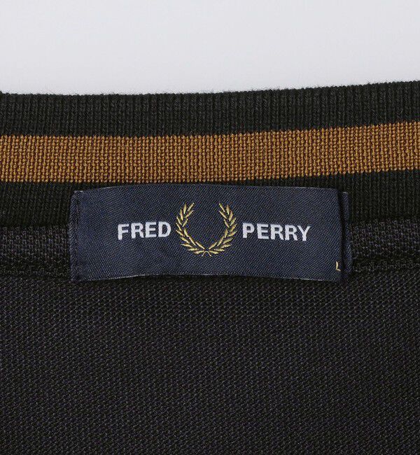 SHIPS「【SHIPS別注】FRED PERRY: ピケ ロングスリーブ T シャツ」|Tシャツ・カットソー|