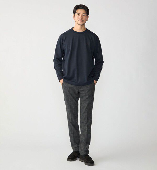 SHIPS「【SHIPS別注】FRED PERRY: ピケ ロングスリーブ T シャツ」|Tシャツ・カットソー|