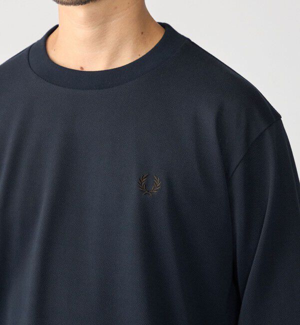 SHIPS「【SHIPS別注】FRED PERRY: ピケ ロングスリーブ T シャツ」|Tシャツ・カットソー|