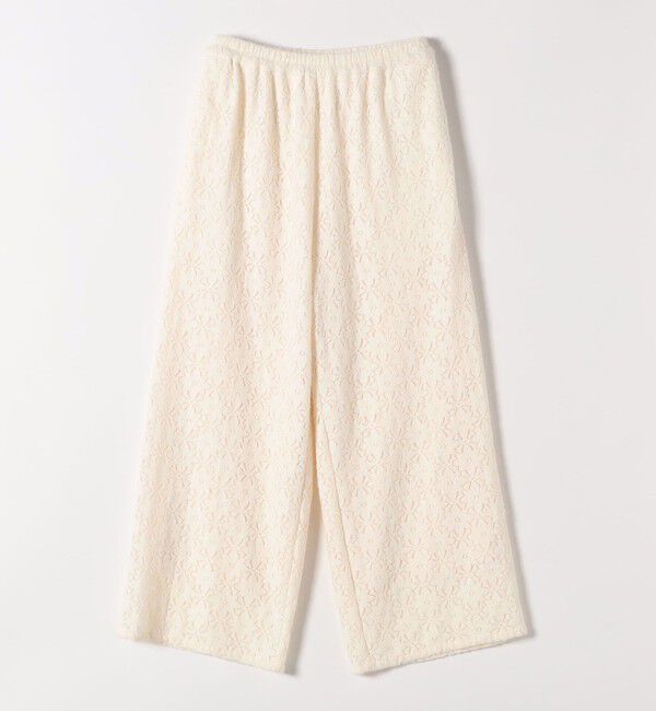 quaranciel「quaranciel:〈洗濯機可能〉フラワー レース ワイド パンツ」|その他|