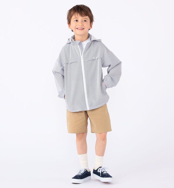 SHIPS KIDS「SHIPS KIDS:100～130cm /〈UVカット/吸水速乾〉ドライタッチ パーカ」|パーカー|