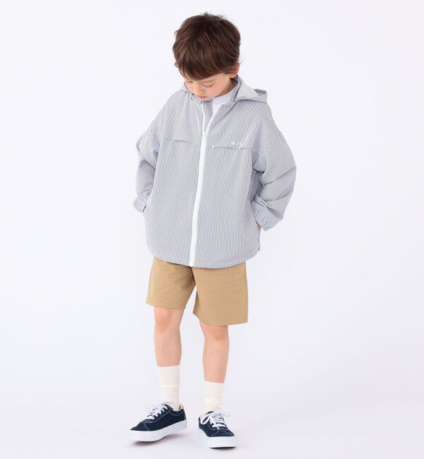 SHIPS KIDS「SHIPS KIDS:100～130cm /〈UVカット/吸水速乾〉ドライタッチ パーカ」|パーカー|