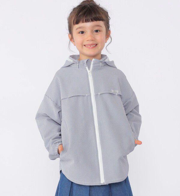 SHIPS KIDS「SHIPS KIDS:100～130cm /〈UVカット/吸水速乾〉ドライタッチ パーカ」|パーカー|