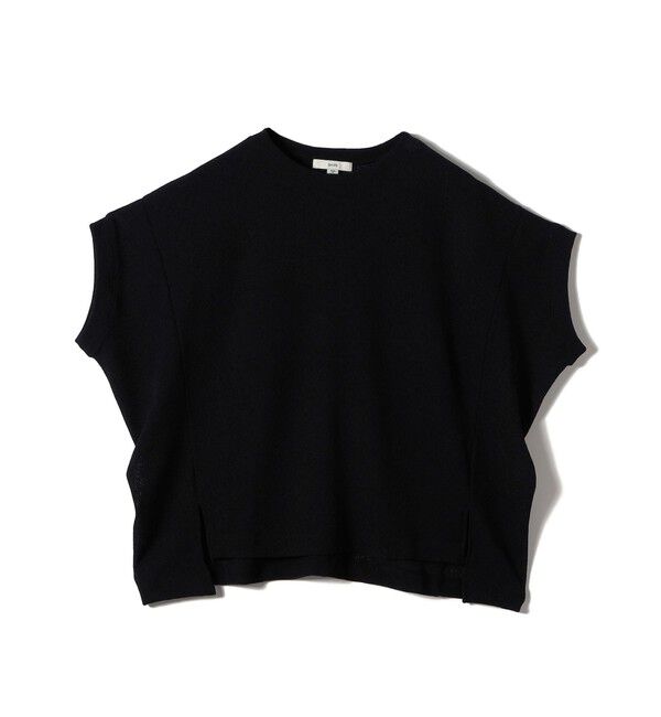 SHIPS for women「【WEB限定】シアー ワッフル スリット TEE」|Tシャツ・カットソー|