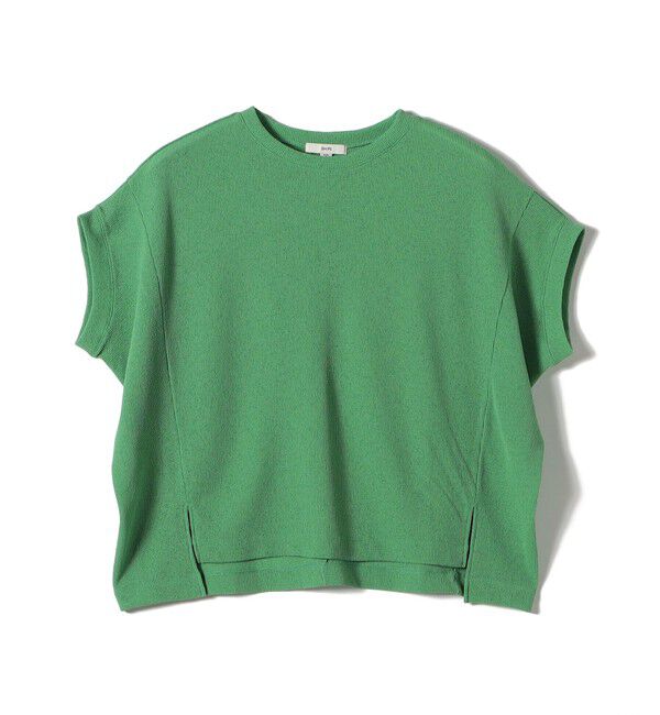 SHIPS for women「【WEB限定】シアー ワッフル スリット TEE」|Tシャツ・カットソー|