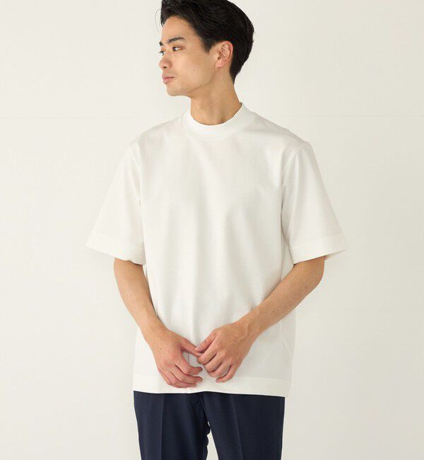 SHIPS Colors 「SHIPS Colors:〈吸水速乾・遮熱・UVカット〉AVANT(R) 3D モックネック T◇」|Tシャツ・カットソー|