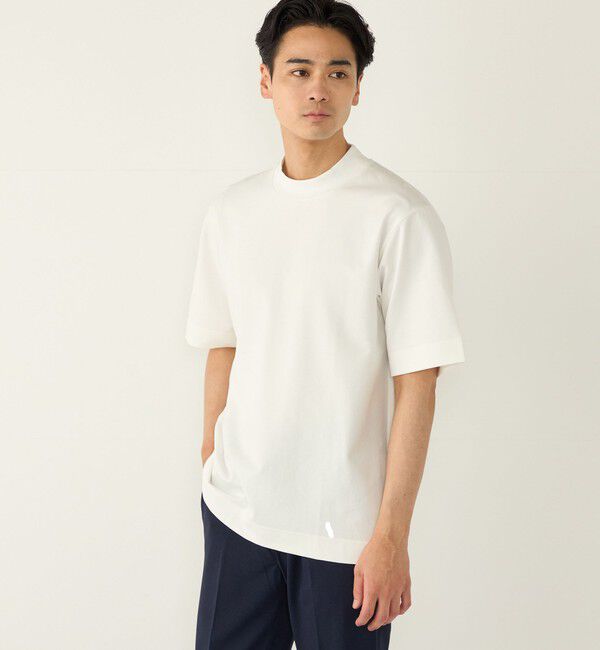 SHIPS Colors 「SHIPS Colors:〈吸水速乾・遮熱・UVカット〉AVANT(R) 3D モックネック T◇」|Tシャツ・カットソー|