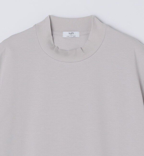 SHIPS Colors 「SHIPS Colors:〈吸水速乾・遮熱・UVカット〉AVANT(R) 3D モックネック T◇」|Tシャツ・カットソー|