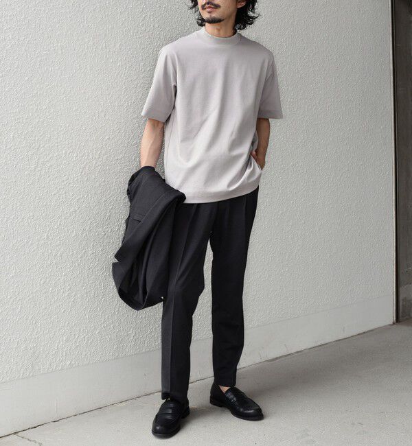 SHIPS Colors 「SHIPS Colors:〈吸水速乾・遮熱・UVカット〉AVANT(R) 3D モックネック T◇」|Tシャツ・カットソー|