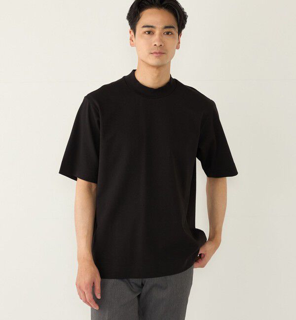 SHIPS Colors 「SHIPS Colors:〈吸水速乾・遮熱・UVカット〉AVANT(R) 3D モックネック T◇」|Tシャツ・カットソー|