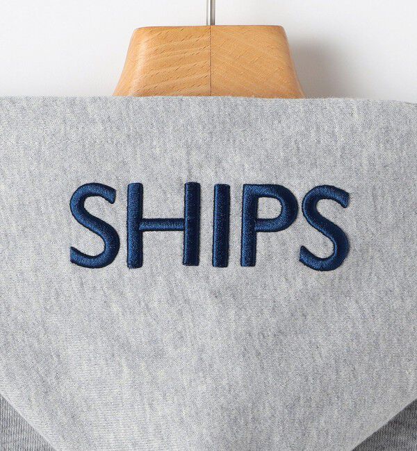 SHIPS KIDS「SHIPS KIDS:100～130cm / ロゴ フード ジップ パーカ」|パーカー|