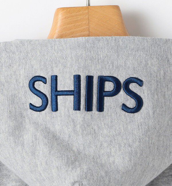 SHIPS KIDS「SHIPS KIDS:80～90cm / ロゴ フード ジップ パーカ」|パーカー|